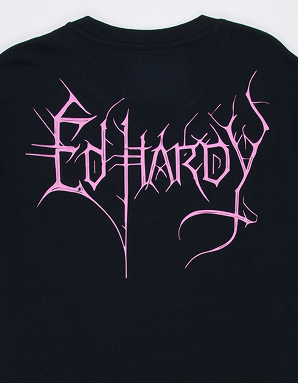 ED HARDY Ghost Mens Boxy Tee - BLACK
