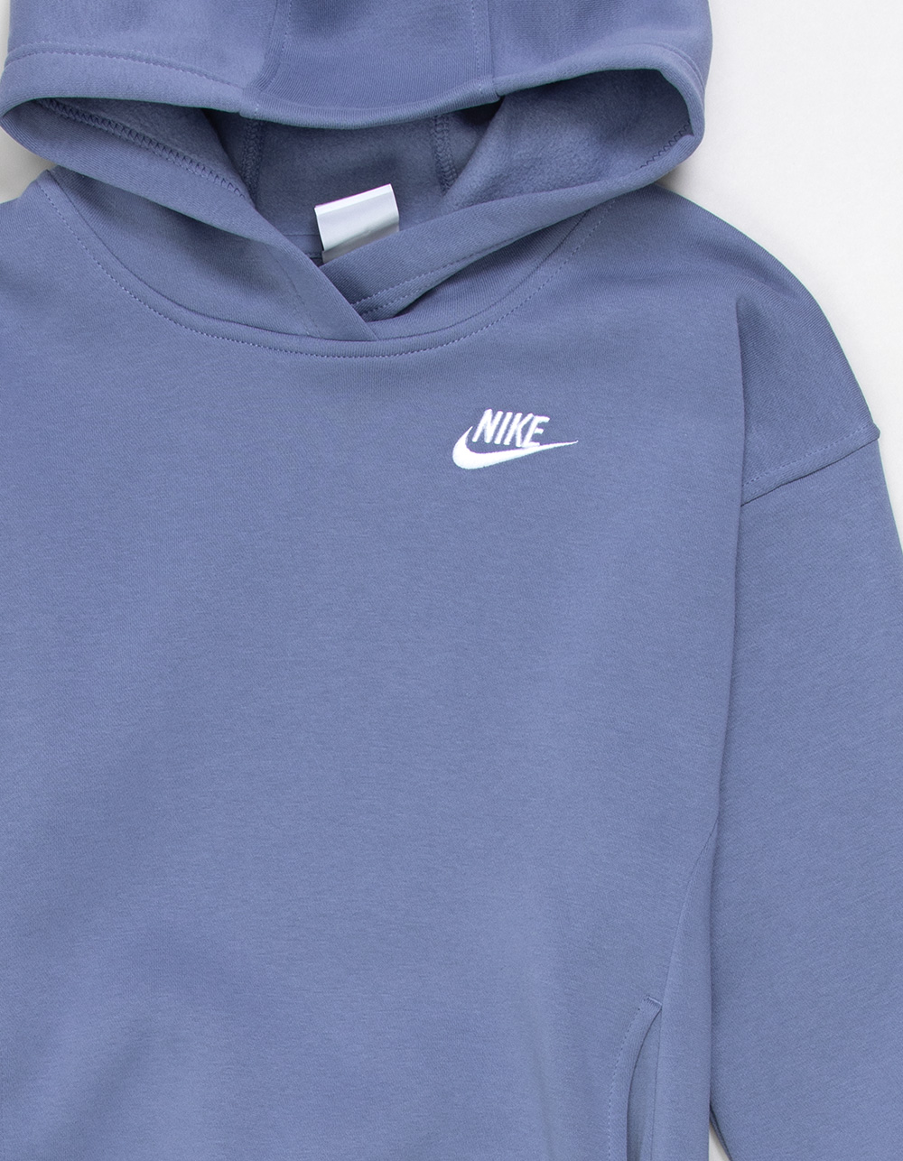 NIKE Sportswear Club Fleece Girls Oversized Hoodie - INDIGO