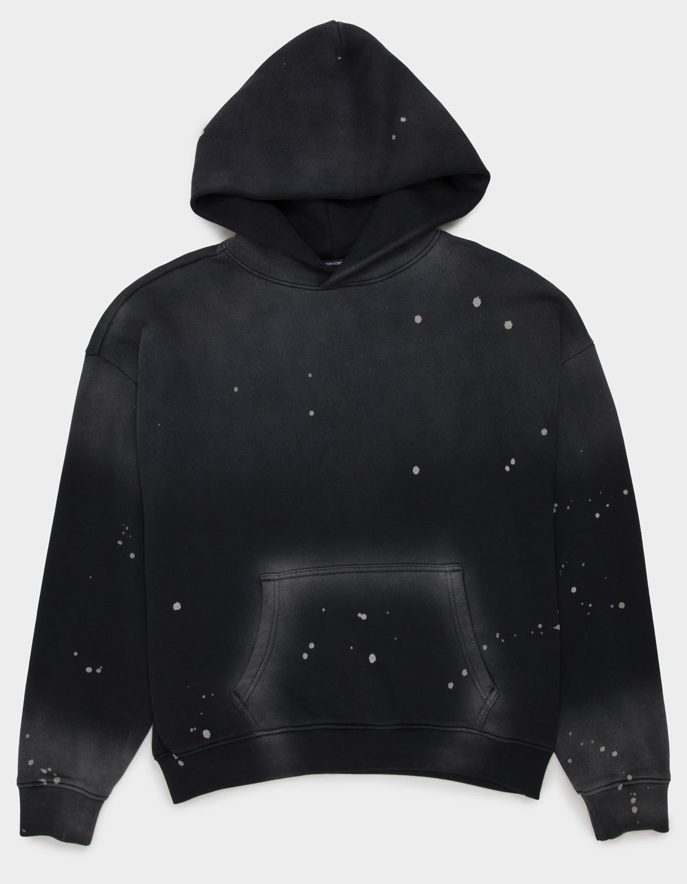 RSQ Mens Oversized Hoodie - WASHED BLACK