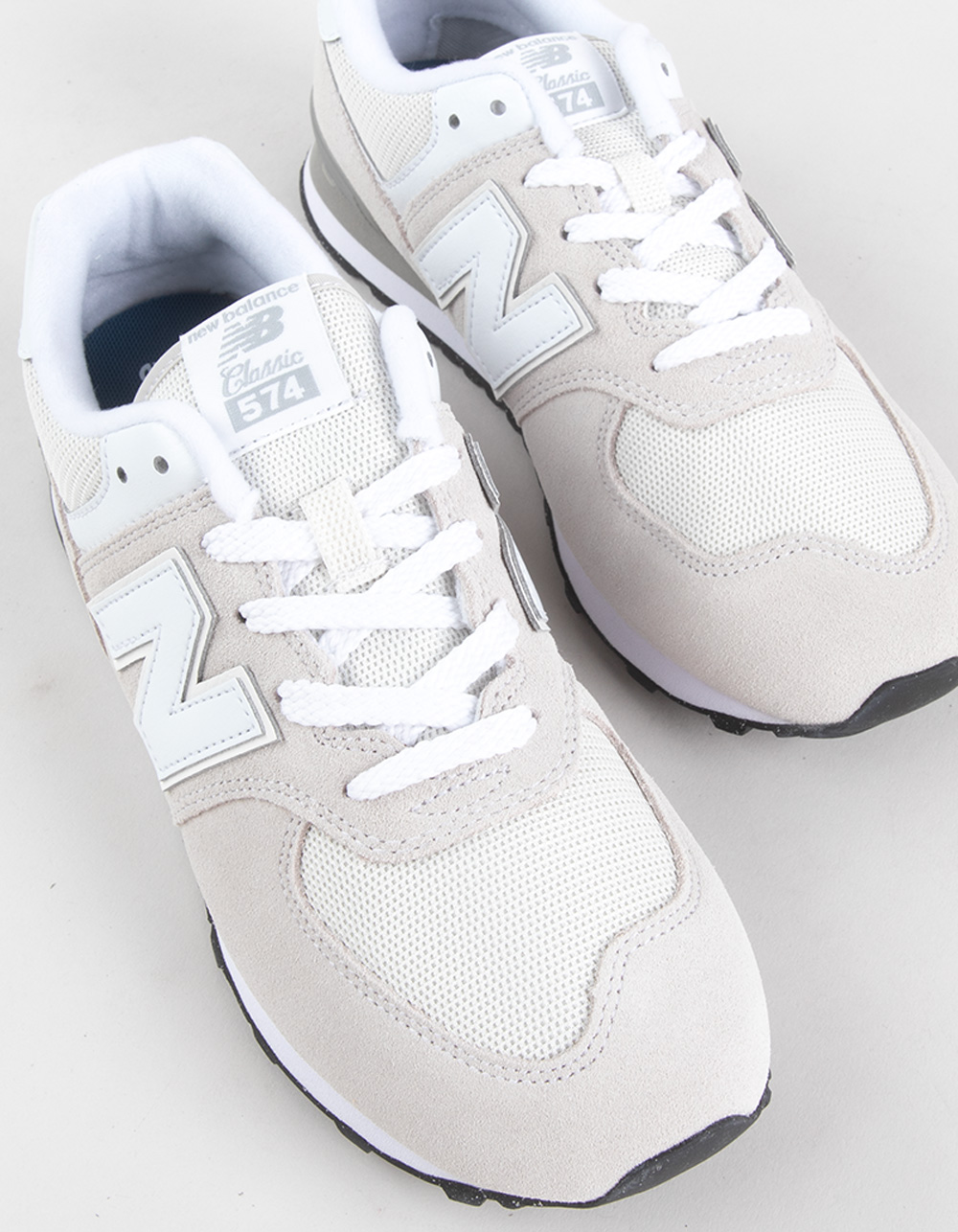 NEW BALANCE 574 Girls Shoes - LIGHT GRAY