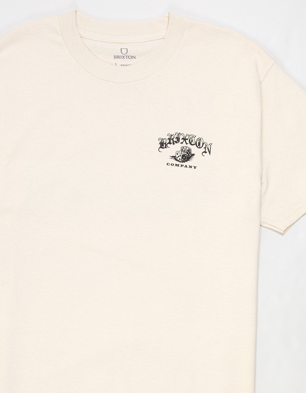 BRIXTON Borough Mens Tee - CREAM