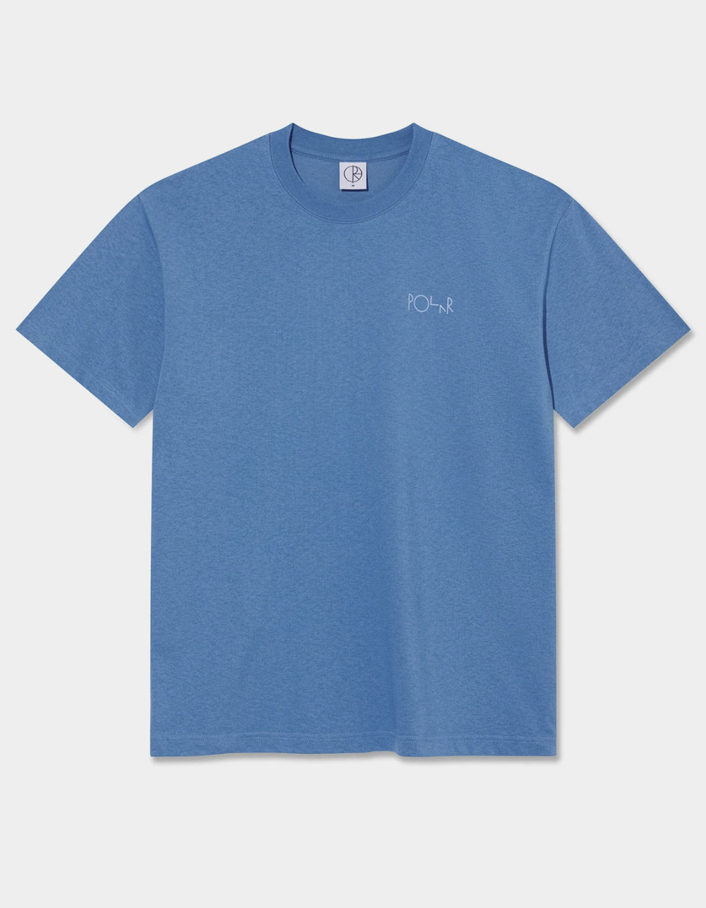 POLAR SKATE CO. Contrast Stroke Logo Mens Tee - BLUE