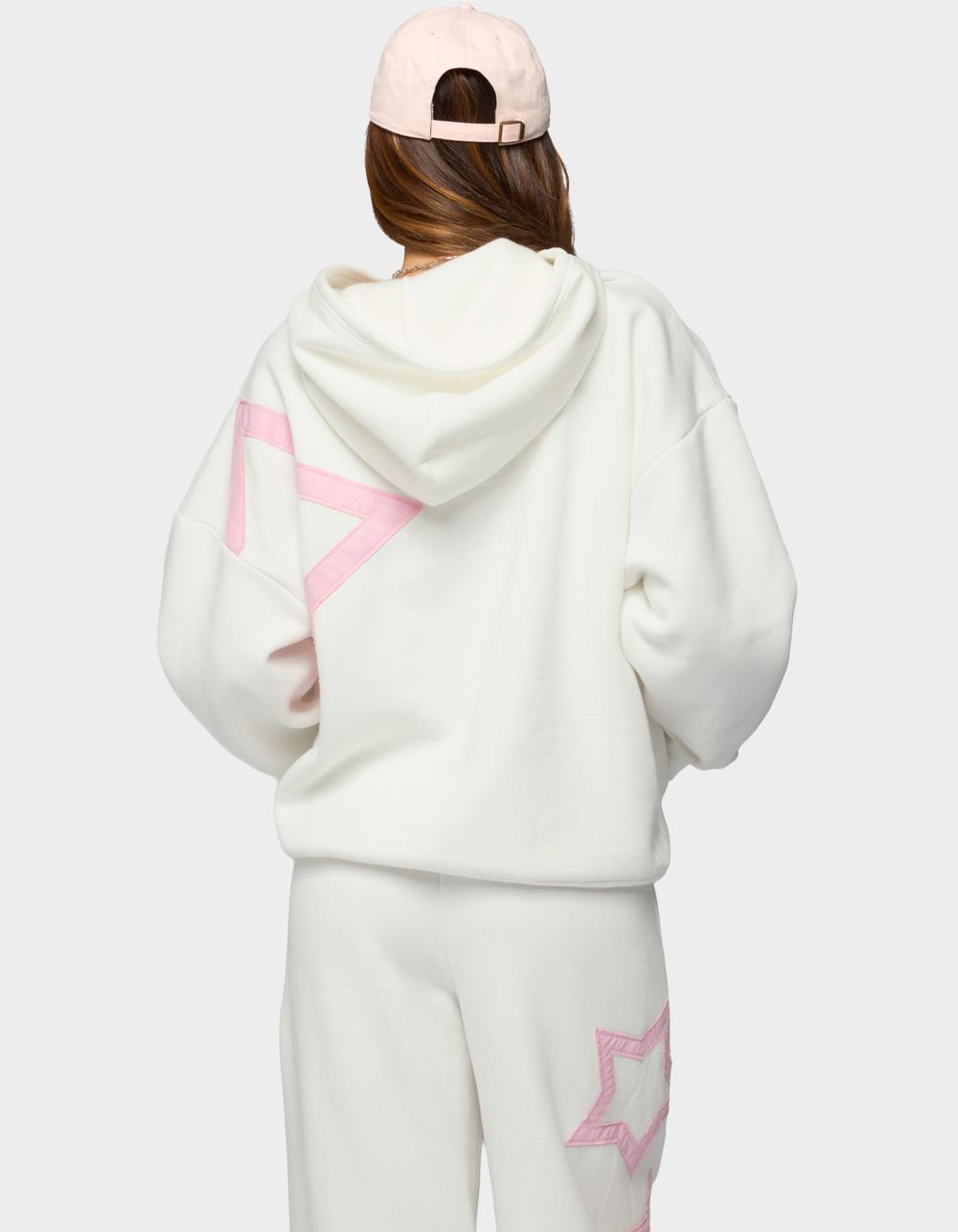 EDIKTED Starly Oversized Hoodie - WHITE