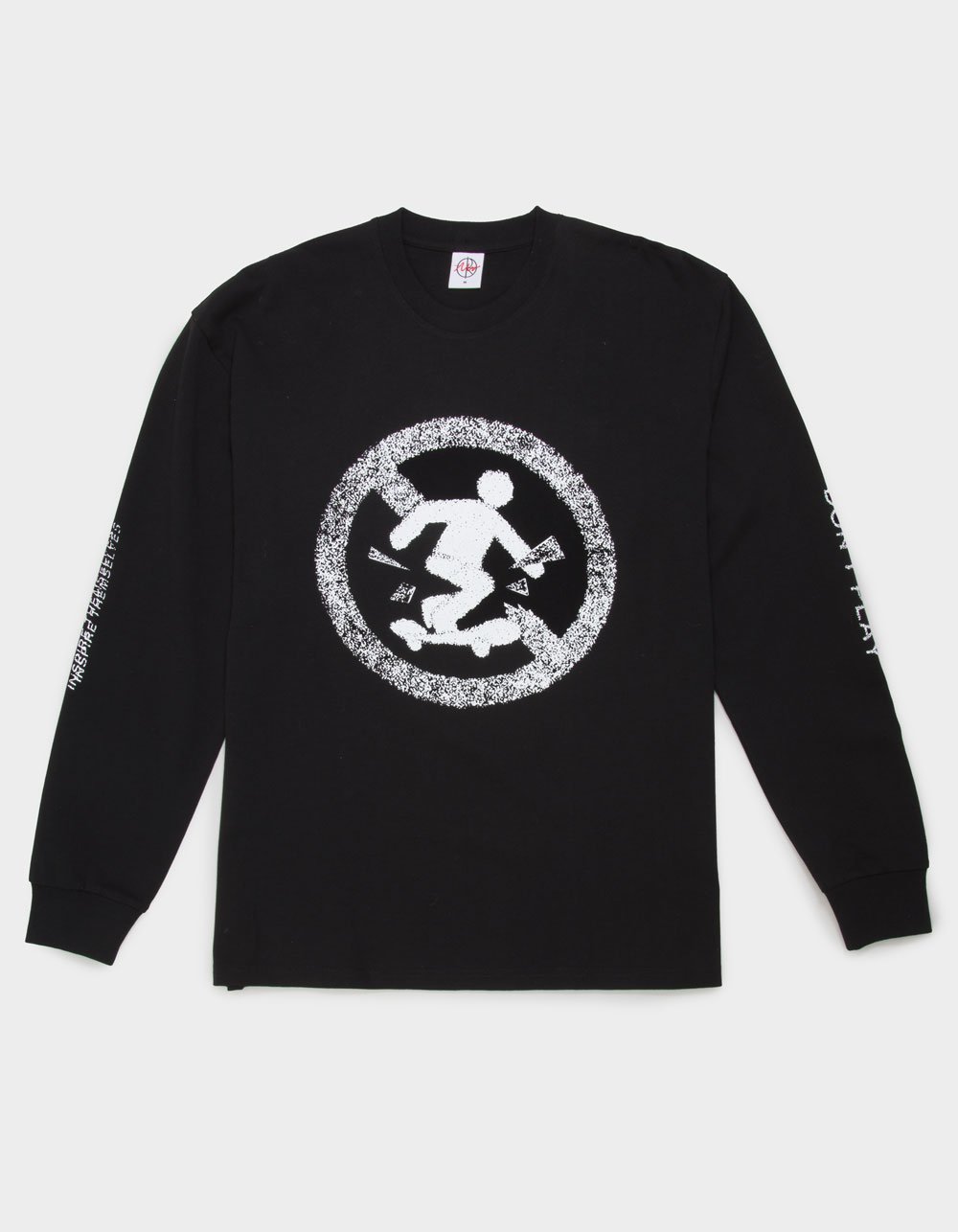 POLAR SKATE CO. Don't Play Mens Long Sleeve Tee - BLACK