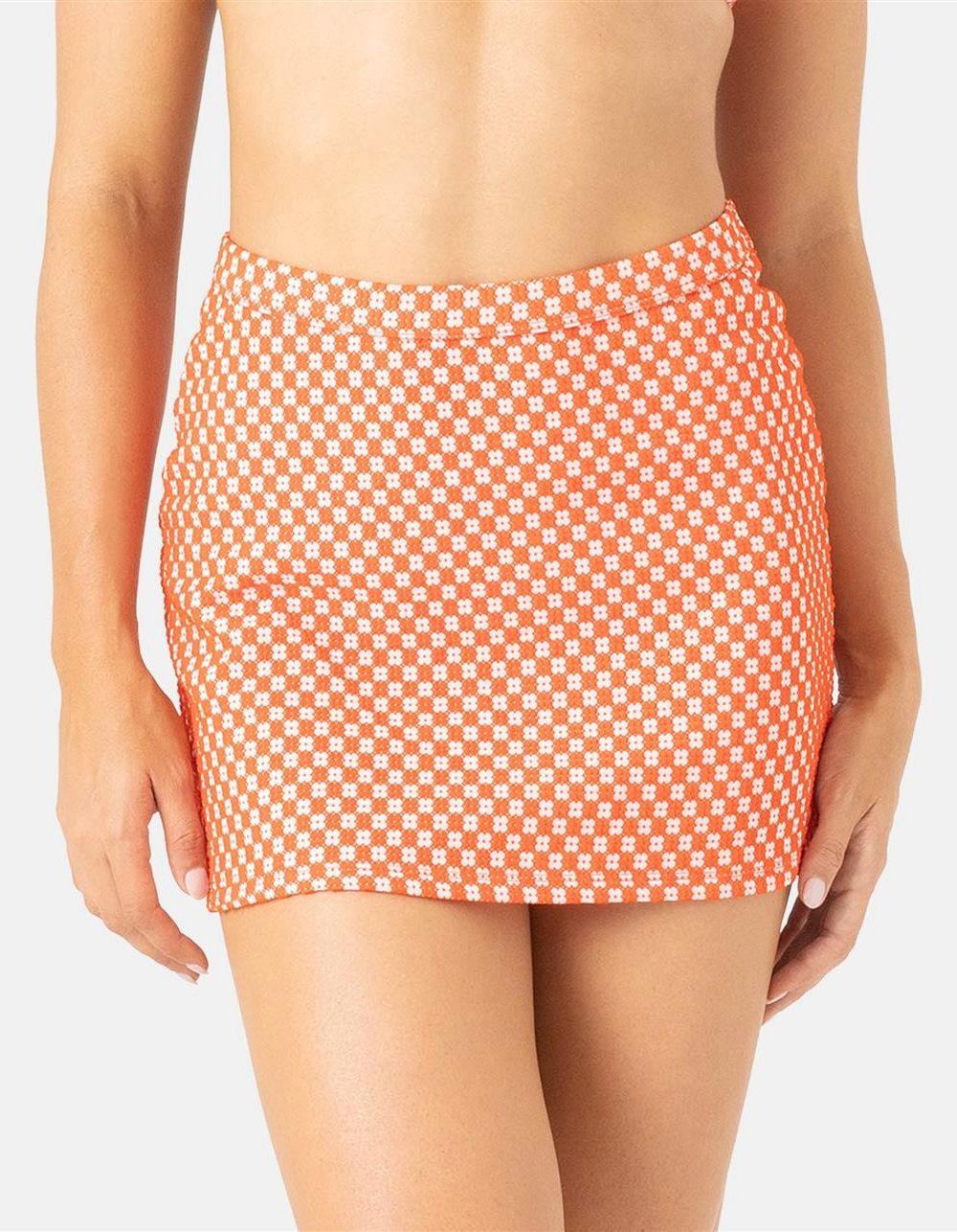 ROXY Flower Power Pull On Womens Skirt - RED