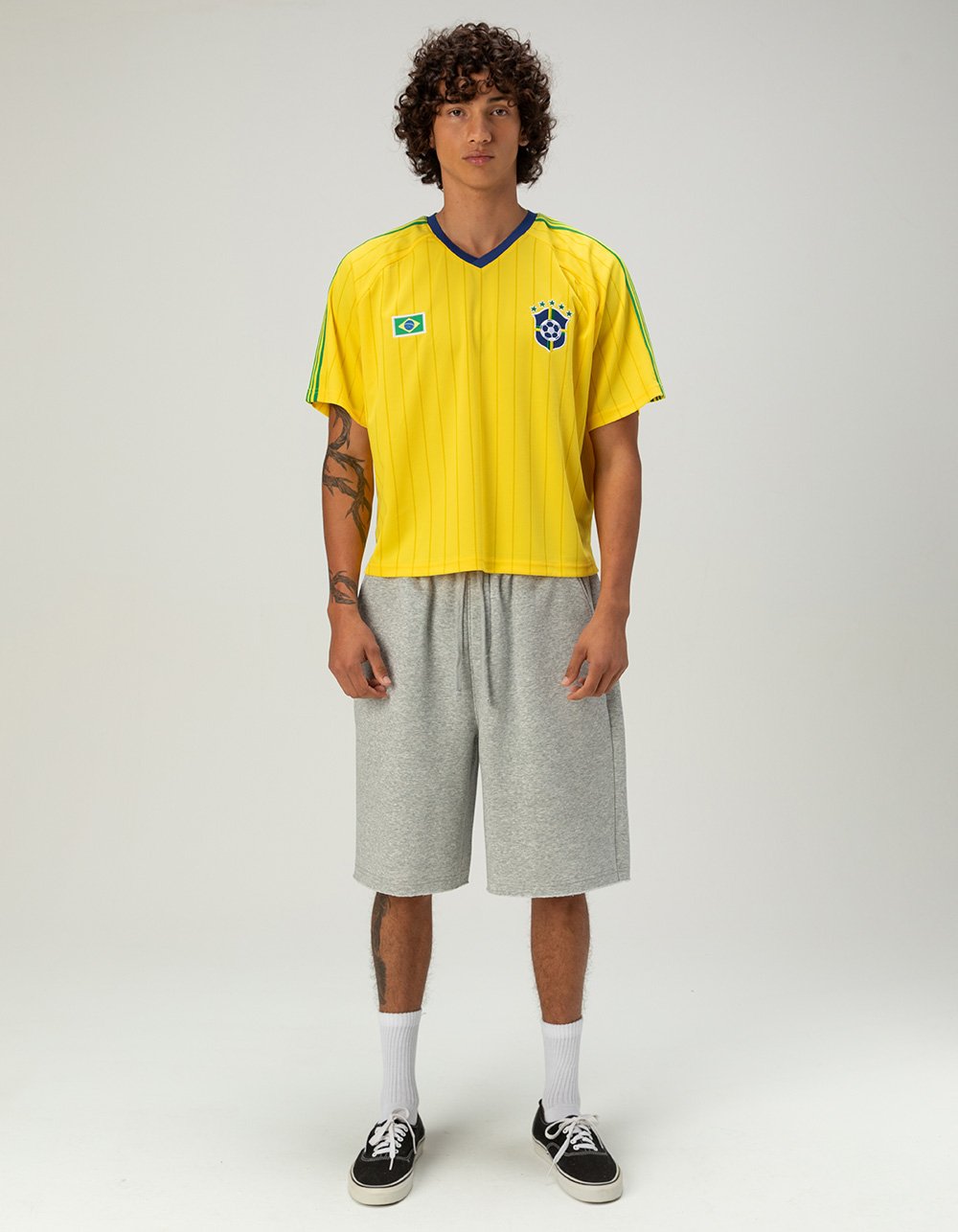 RSQ Mens Baggy Sweat Shorts - HEATHER GRAY