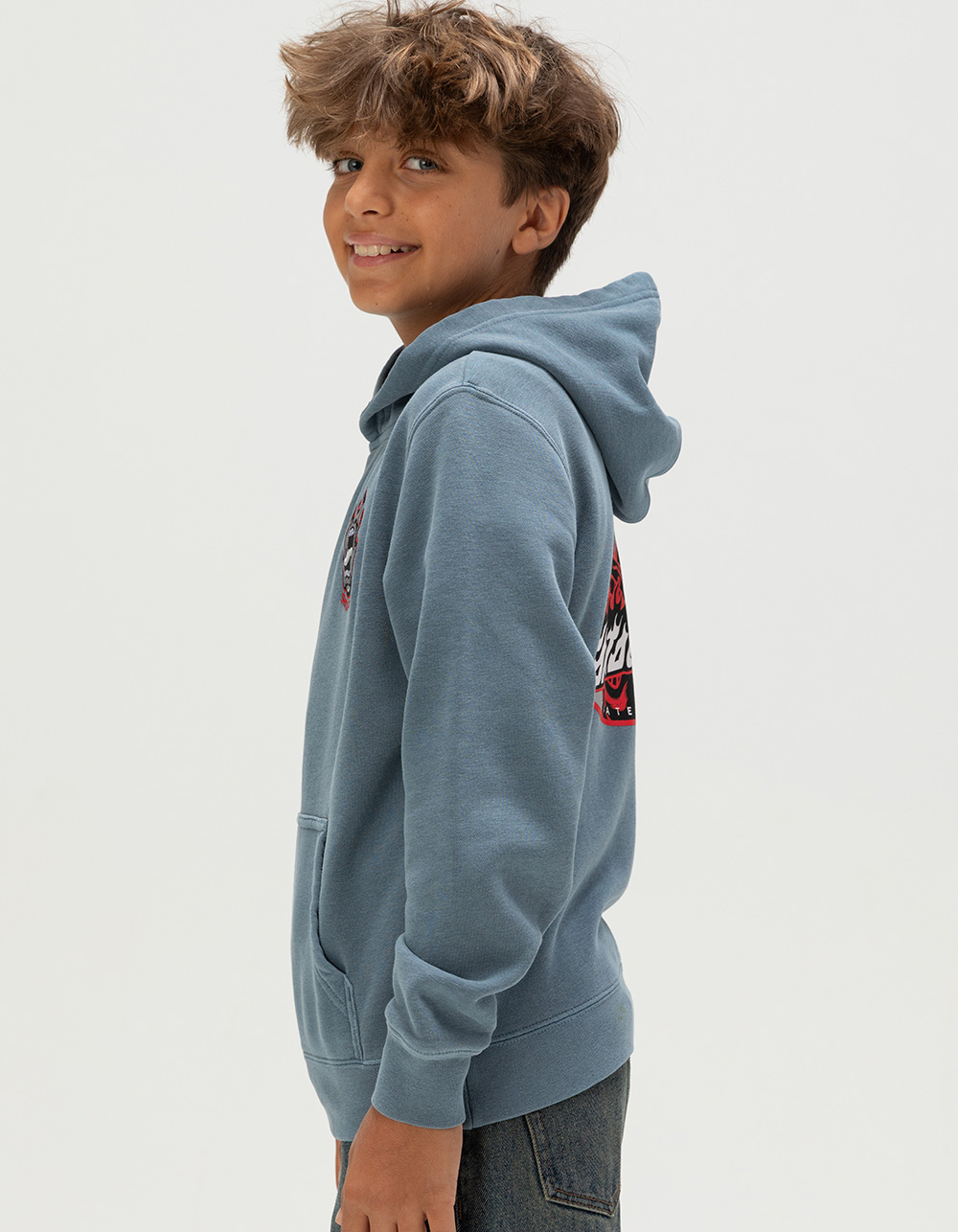 SANTA CRUZ Screaming Boys Hoodie - SLATE BLUE
