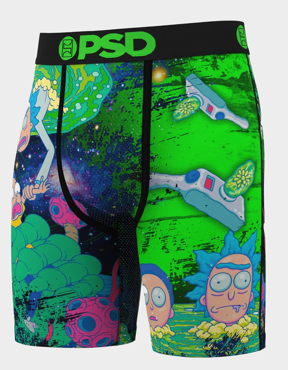 PSD x Rick And Morty Portal Void Mens Boxer Briefs - MULTI