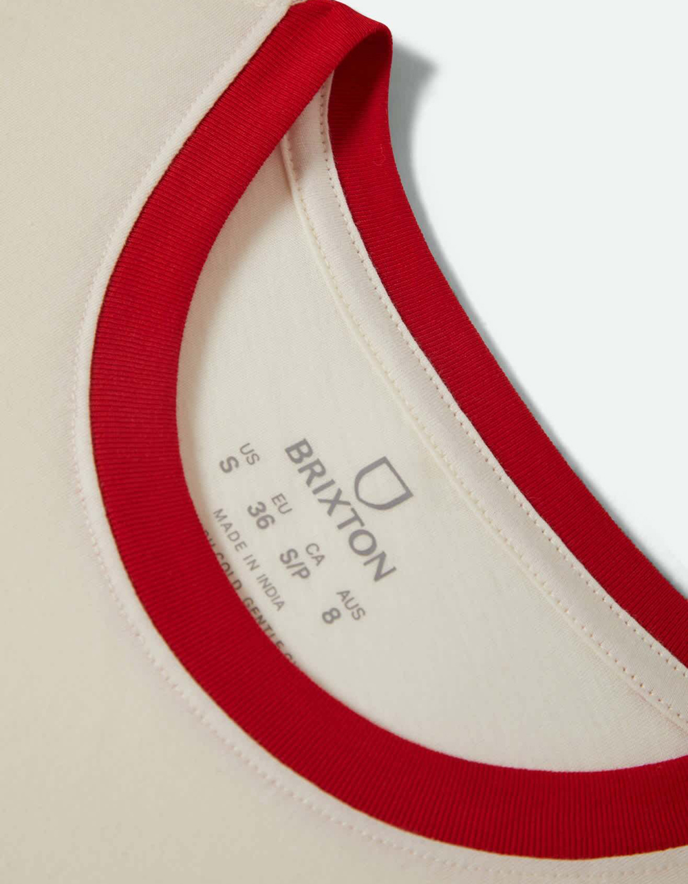 BRIXTON Pegasus Womens Slim Tee - CREAM