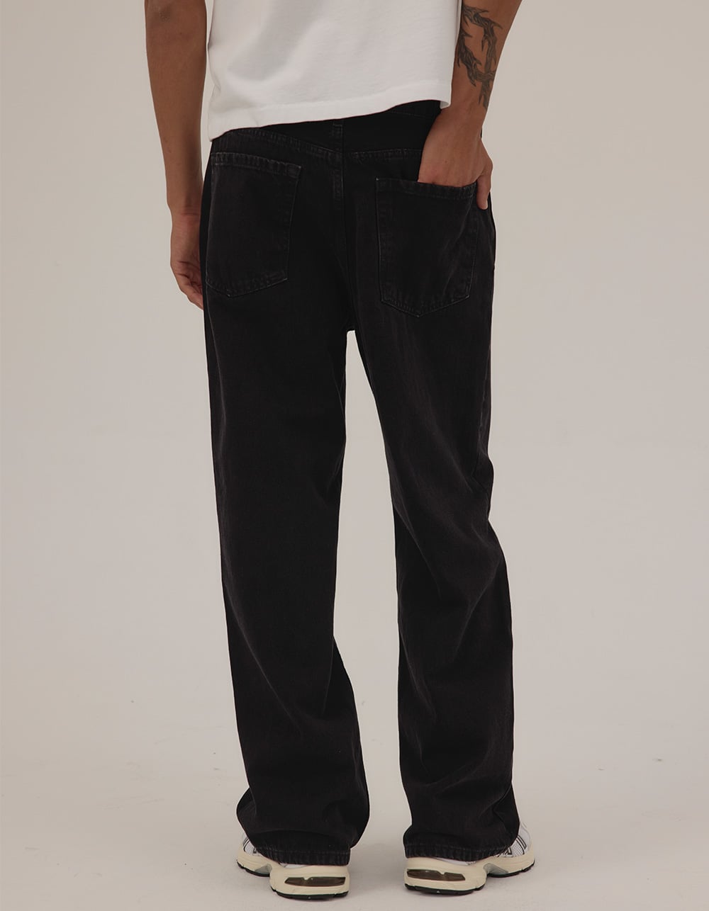 RSQ Mens Baggy Jeans - WASHED BLACK