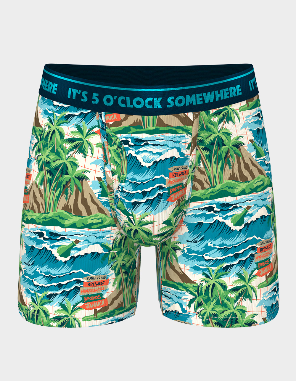 SHINESTY x Margaritaville Changes Latitudes Mens Boxer Briefs - MULTI