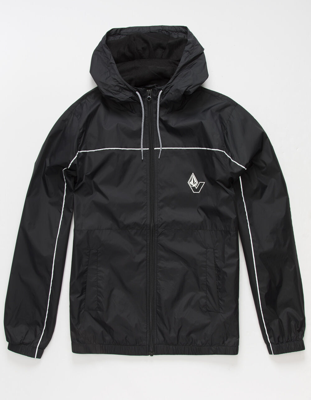 Ermont Mens Windbreaker Jacket BLACK Tillys