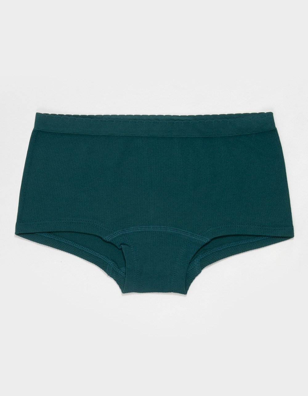 FULL TILT Seamless Boyshort Panties - DK GREEN