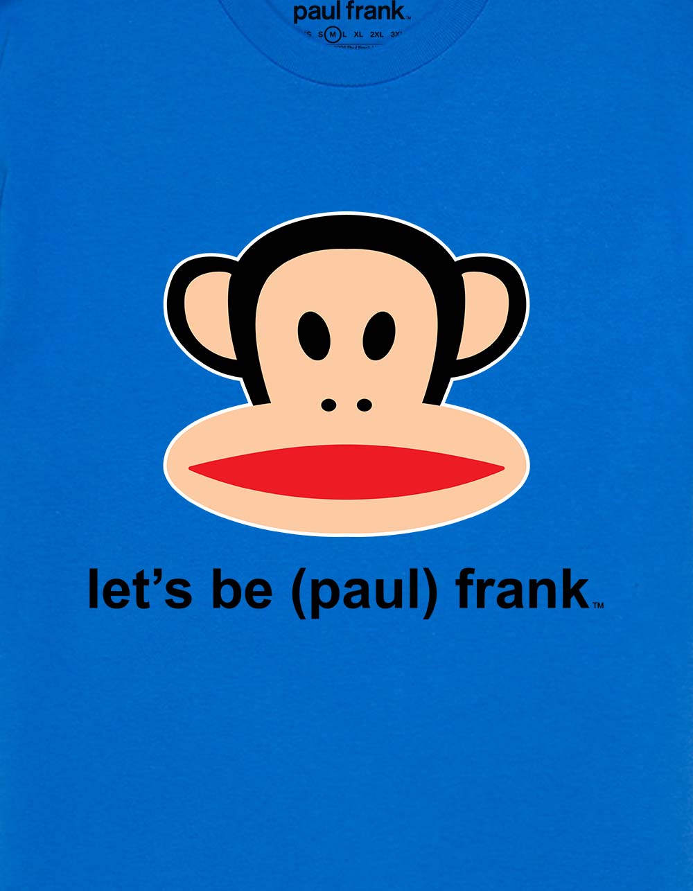 PAUL Frank Let's Be Unisex Tee - ROYAL