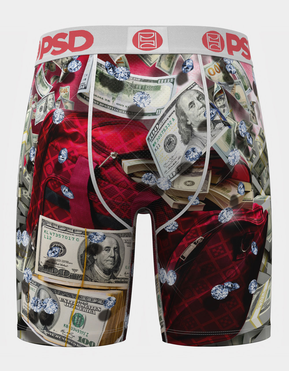 PSD Secure The Bag Mens Boxer Briefs - MULTI