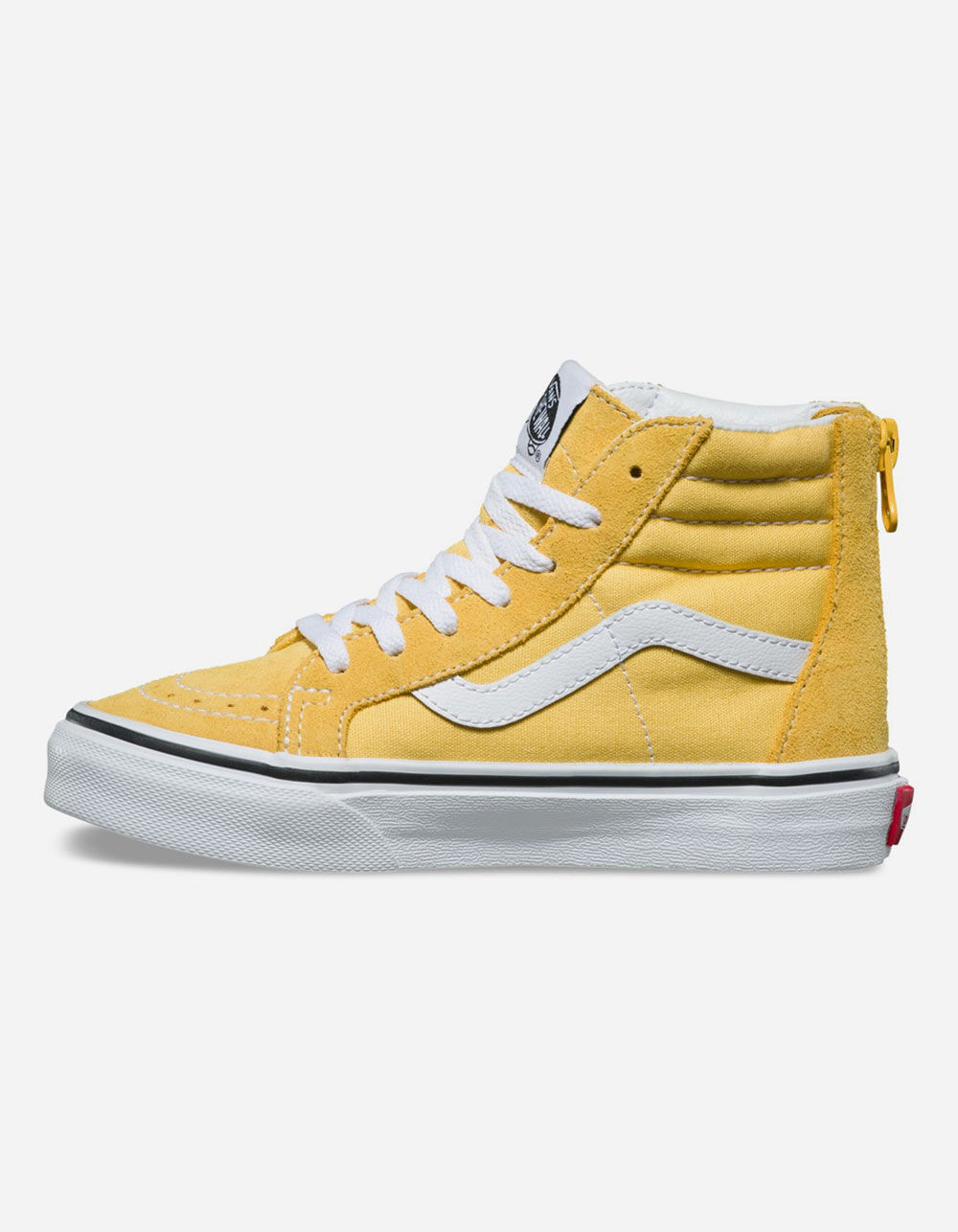 VANS Sk8-HI Zip Yellow Kids Shoes image number 3