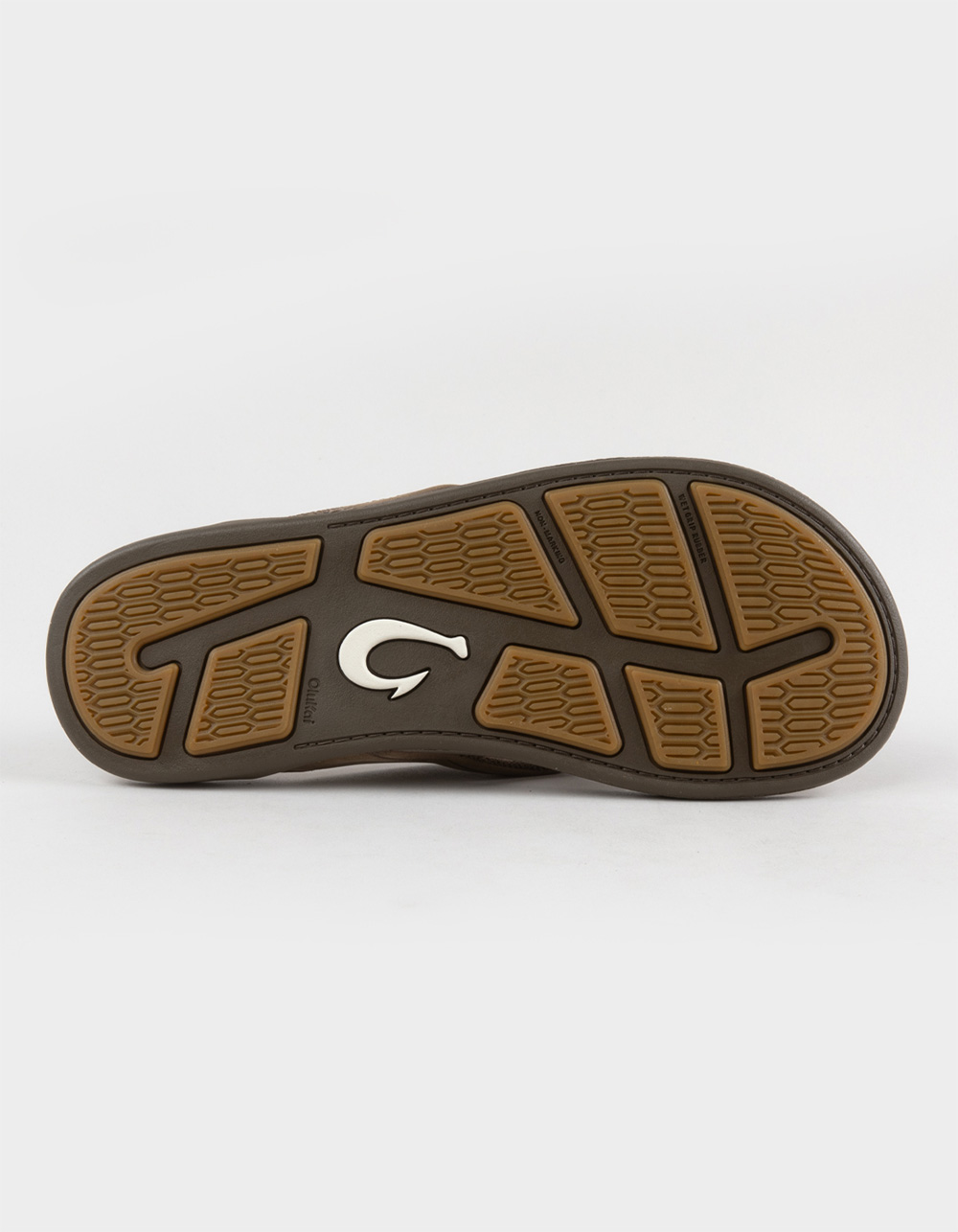 OLUKAI Tuahine Mens Flip Flops - OLIVE