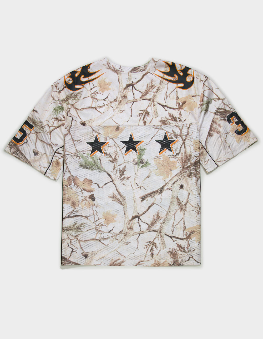 RSQ Mens Mesh Football Jersey - CAMO KHAKI
