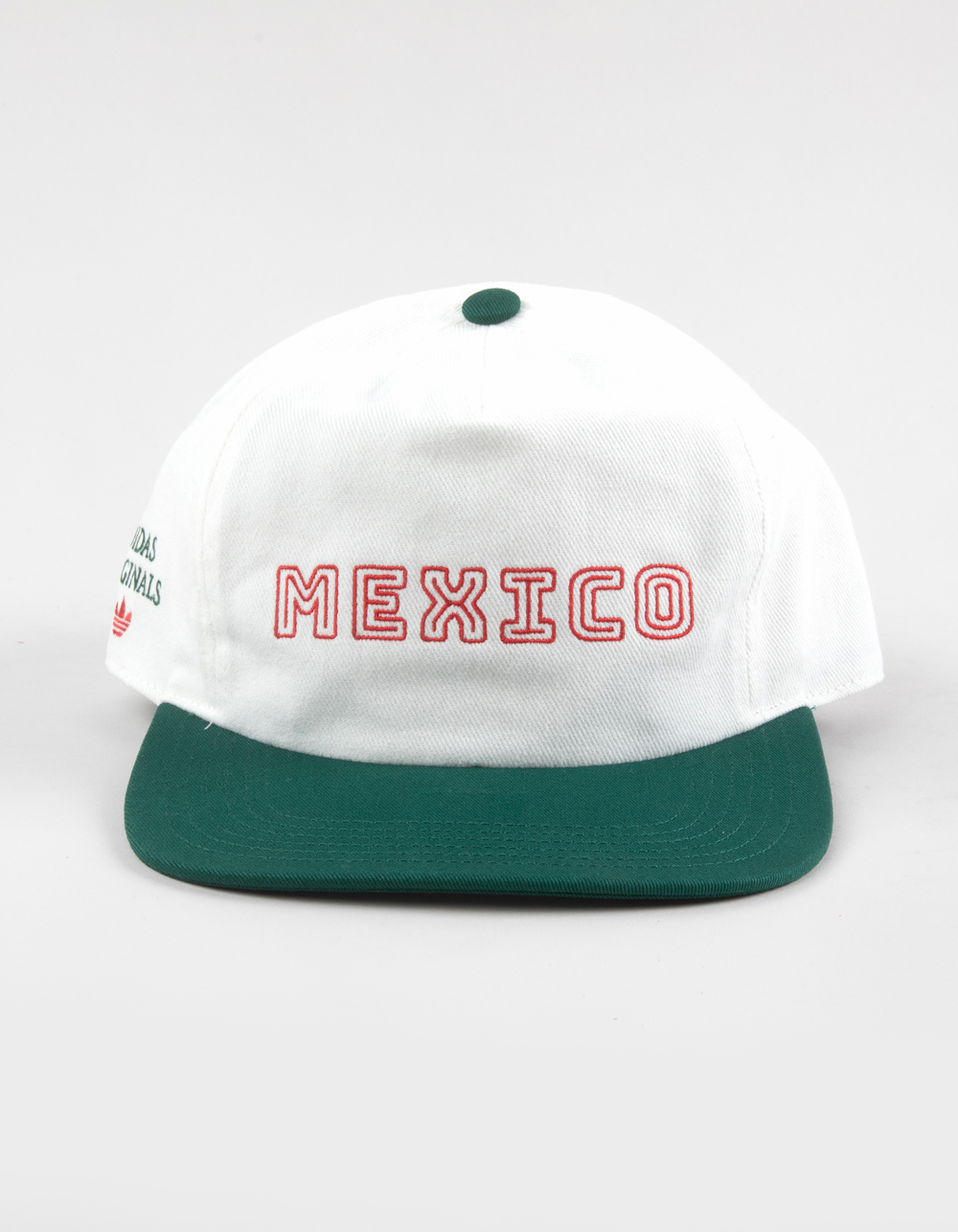 ADIDAS Originals Mexico Tournament Strapback Hat - GREEN COMBO
