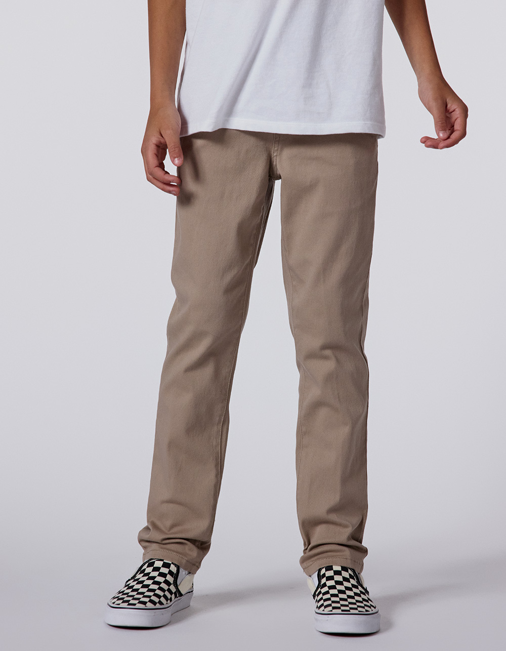 RSQ Boys Slim Chino Pants - KHAKI