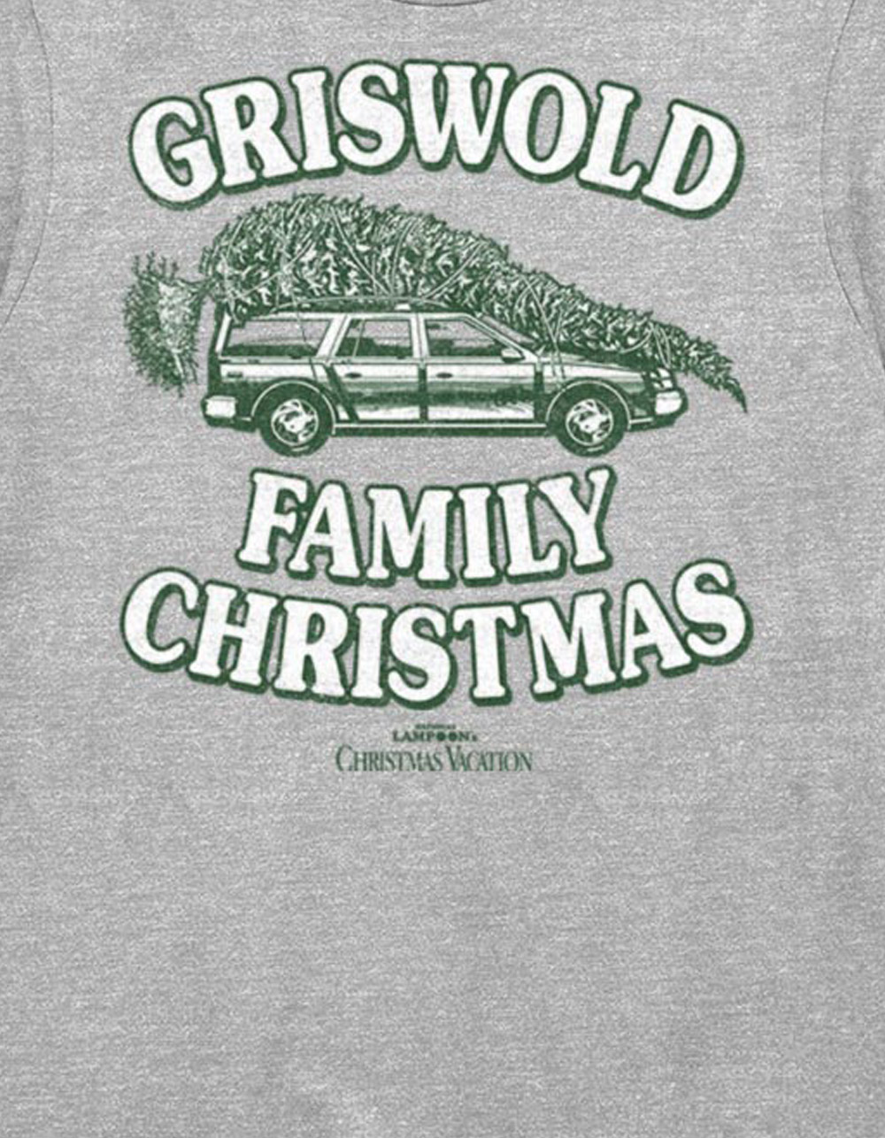 NATIONAL LAMPOON'S Christmas VACATION Griswold Tree Unisex Tee - HEATHER GRAY
