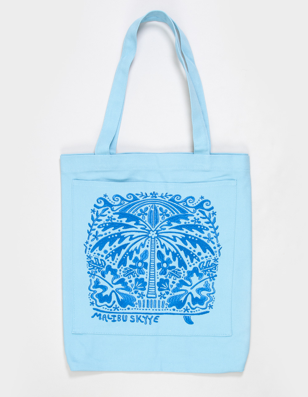MALIBU SKYYE Coastal Palms Tote Bag - BLUE