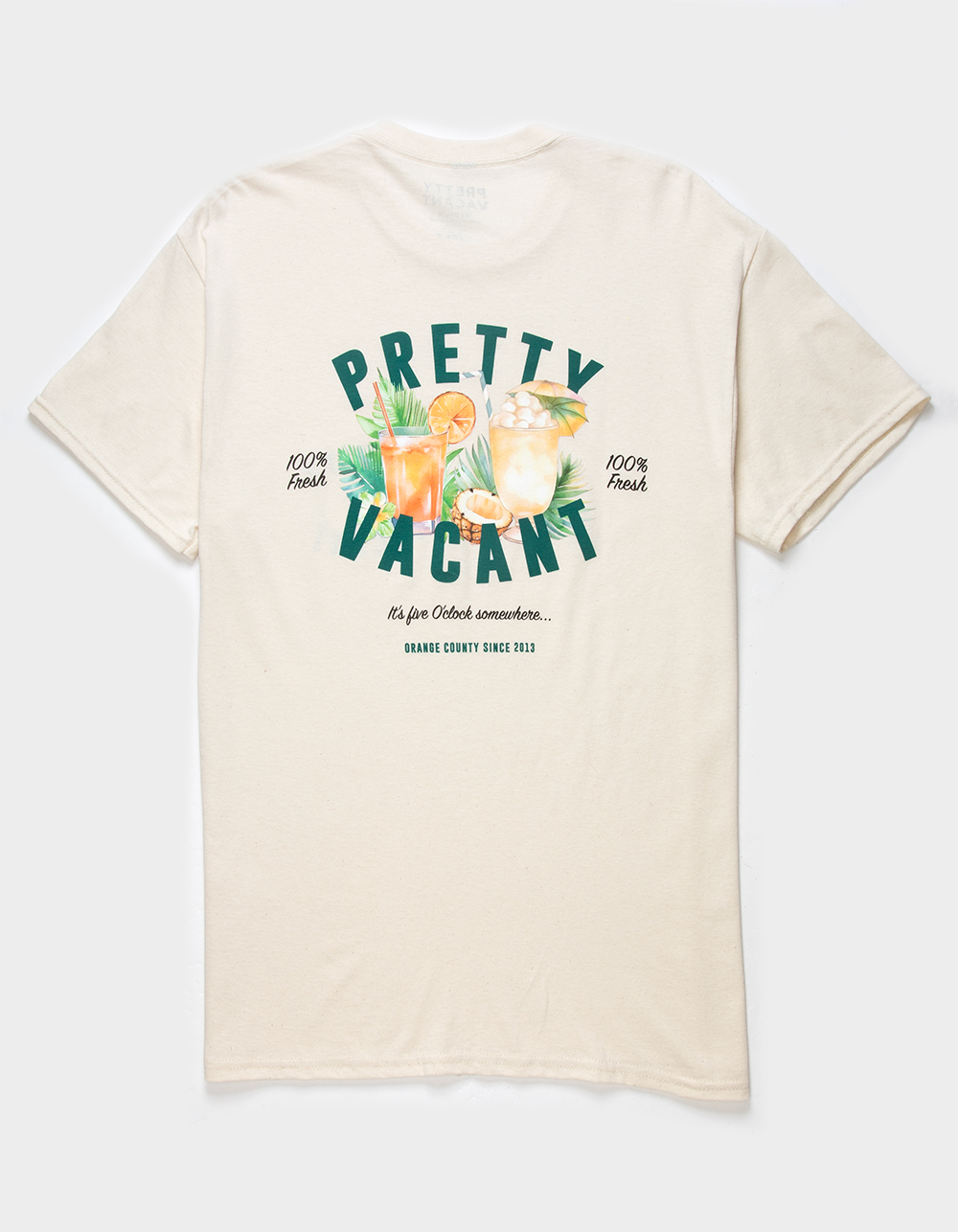 PRETTY VACANT Vacation Mens Tee - NATURAL
