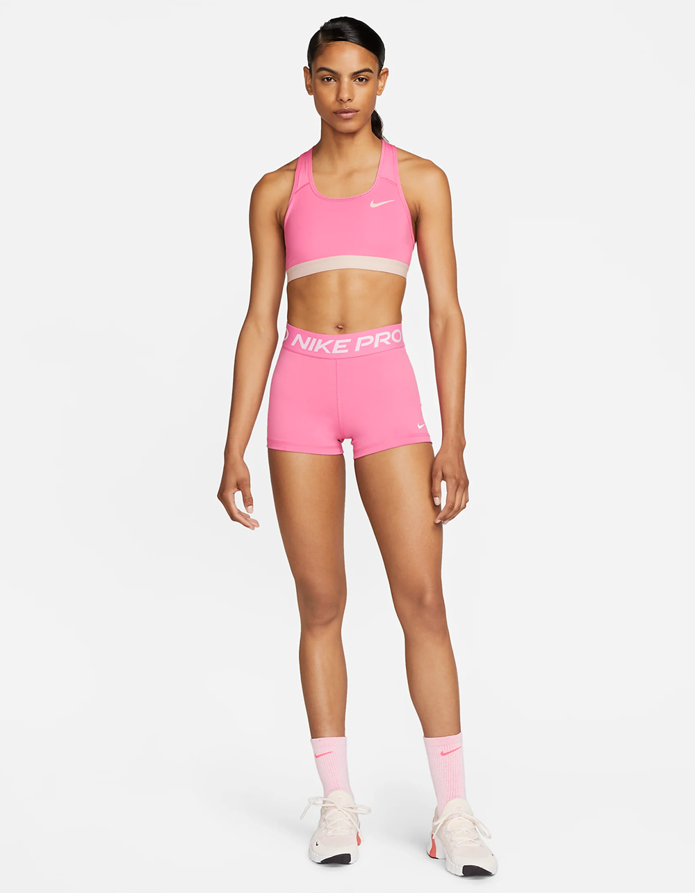 NIKE Pro Womens Compression Shorts - BARBIE PINK | Tillys