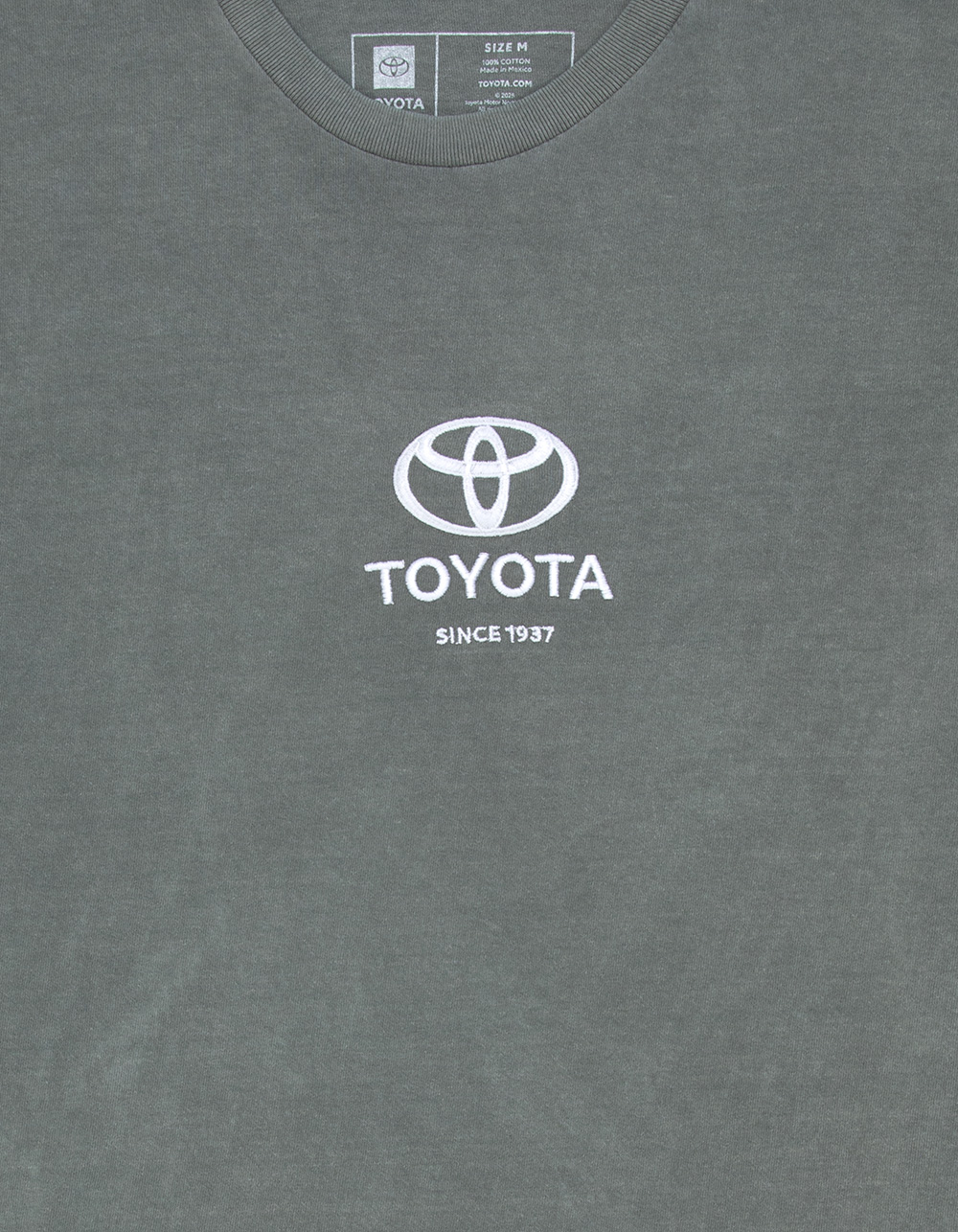 TOYOTA Embroidered Mens Tee - GREEN