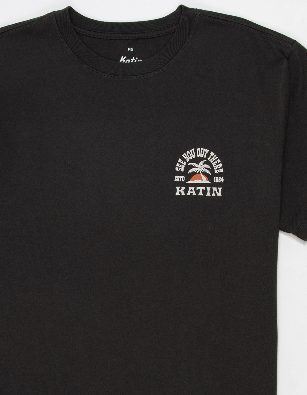 KATIN Nosara Mens Tee - WASHED BLACK