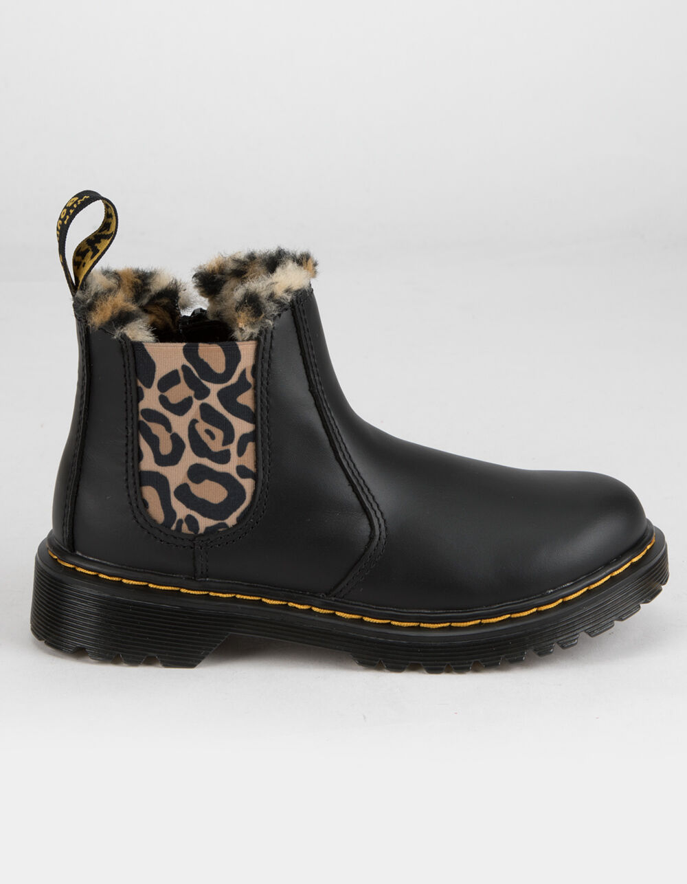 Martens 2976 Leonore Boots Kids Dr Martens Leonore Leopard Dr