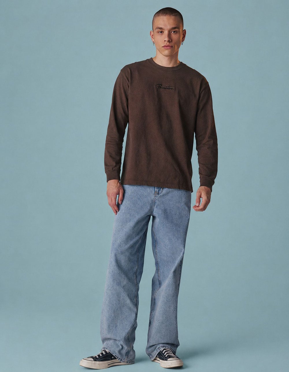 RSQ Mens Loose LIGHT WASH Jeans