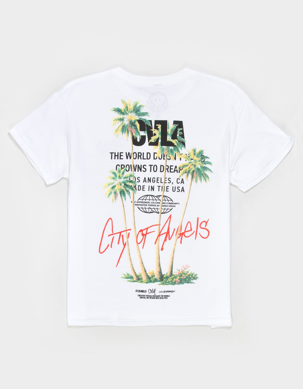 CVLA Grind Isn't Glamorous Boys Tee - WHITE