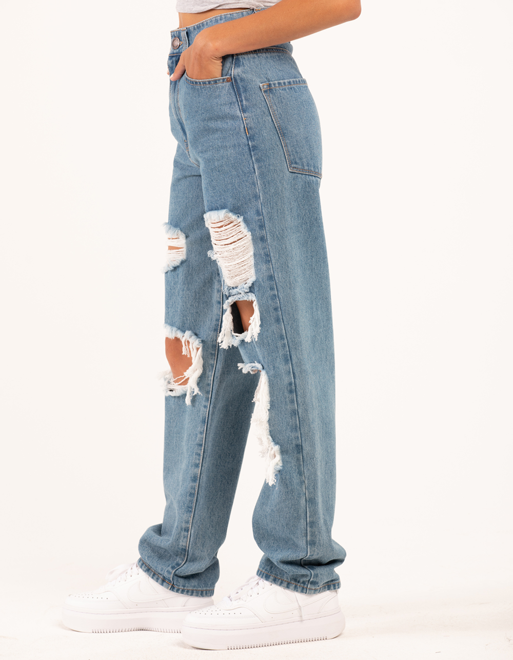 RSQ Womens Baggy Jeans - MEDIUM WASH | Tillys