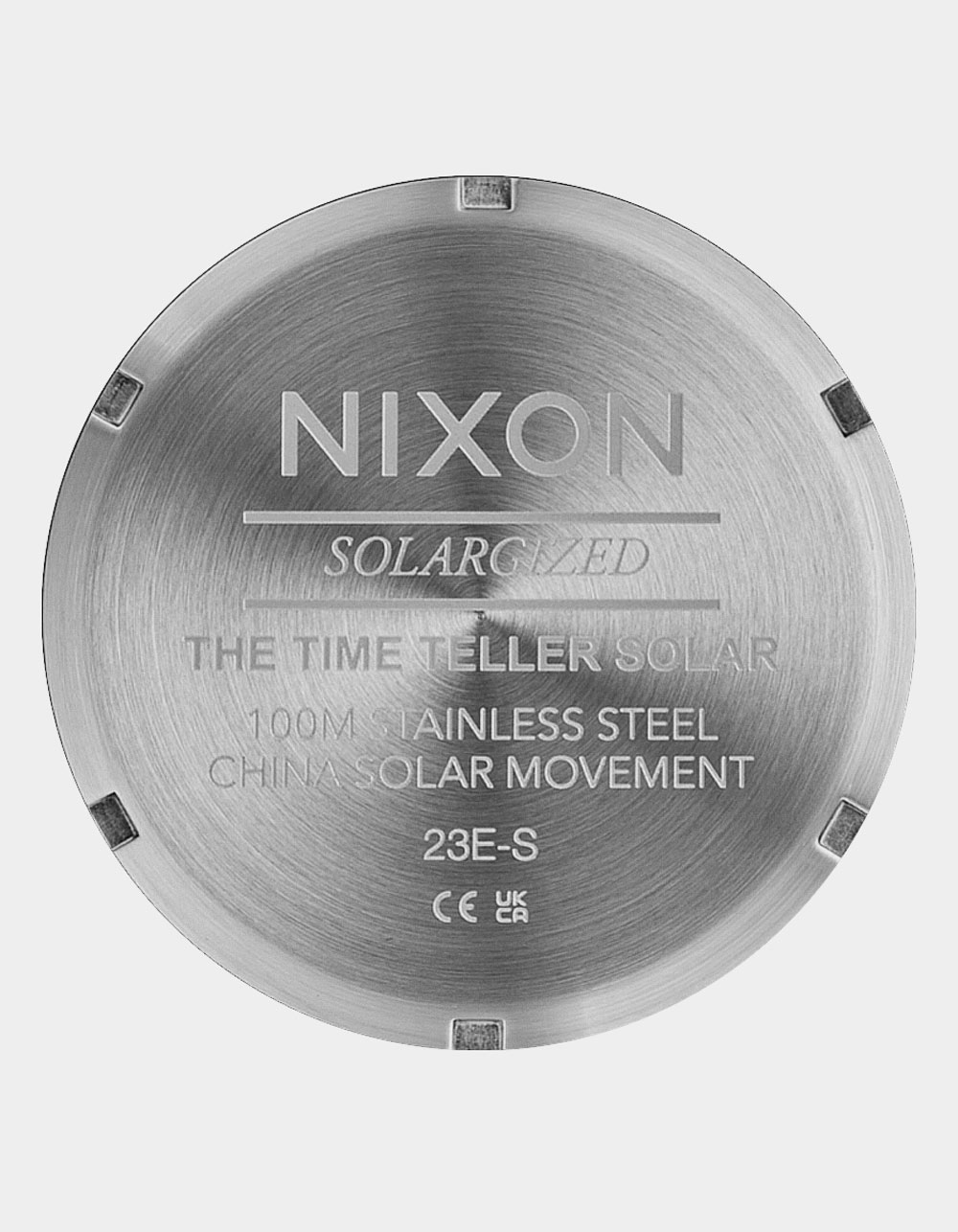 NIXON Time Teller Solar Watch - SILVER
