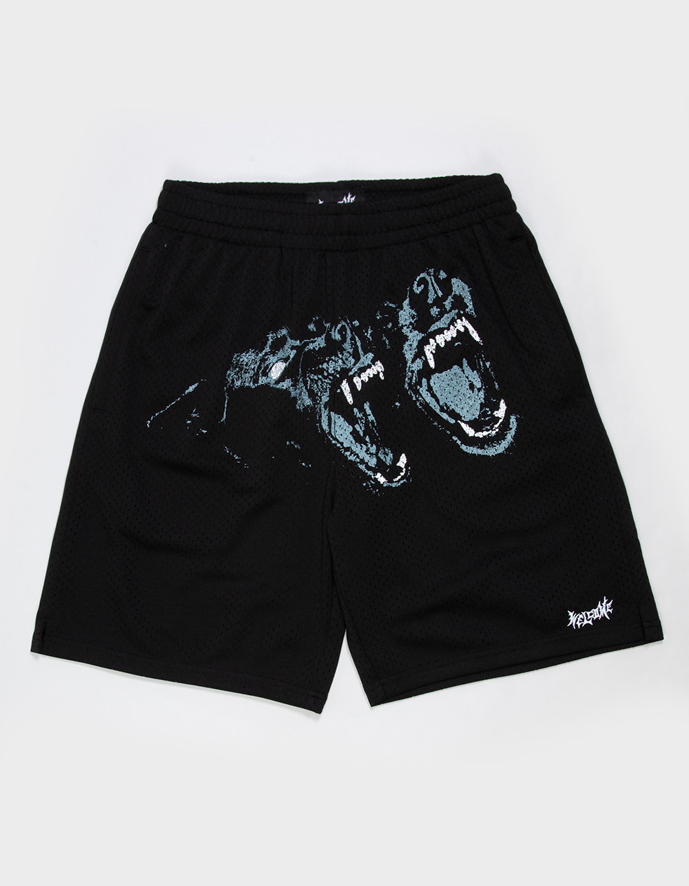 WELCOME SKATEBOARDS Woof Mens Mesh Shorts - BLACK