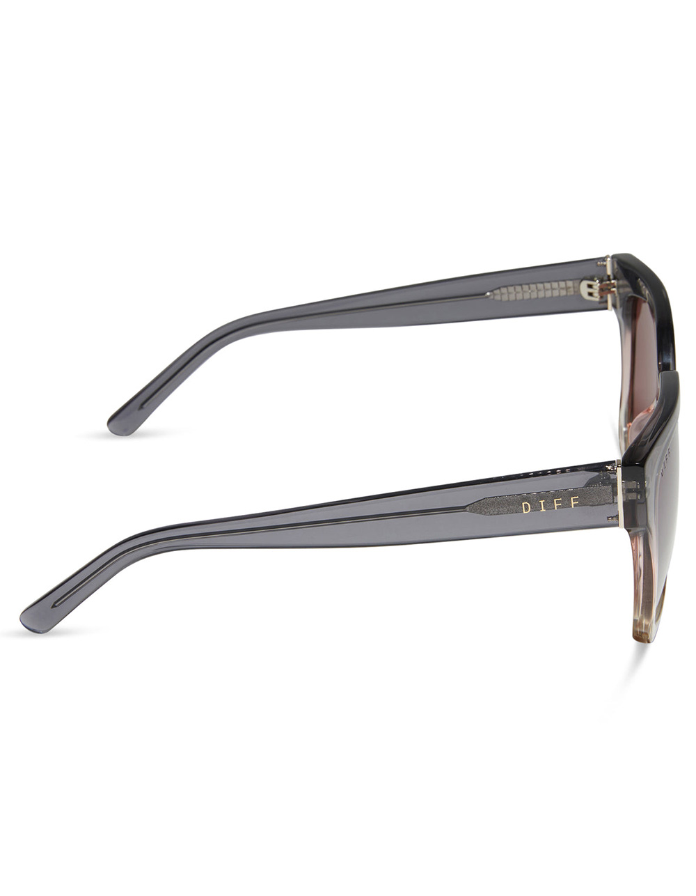 DIFF EYEWEAR Ariana II Sunglasses - BLK/SMOKE