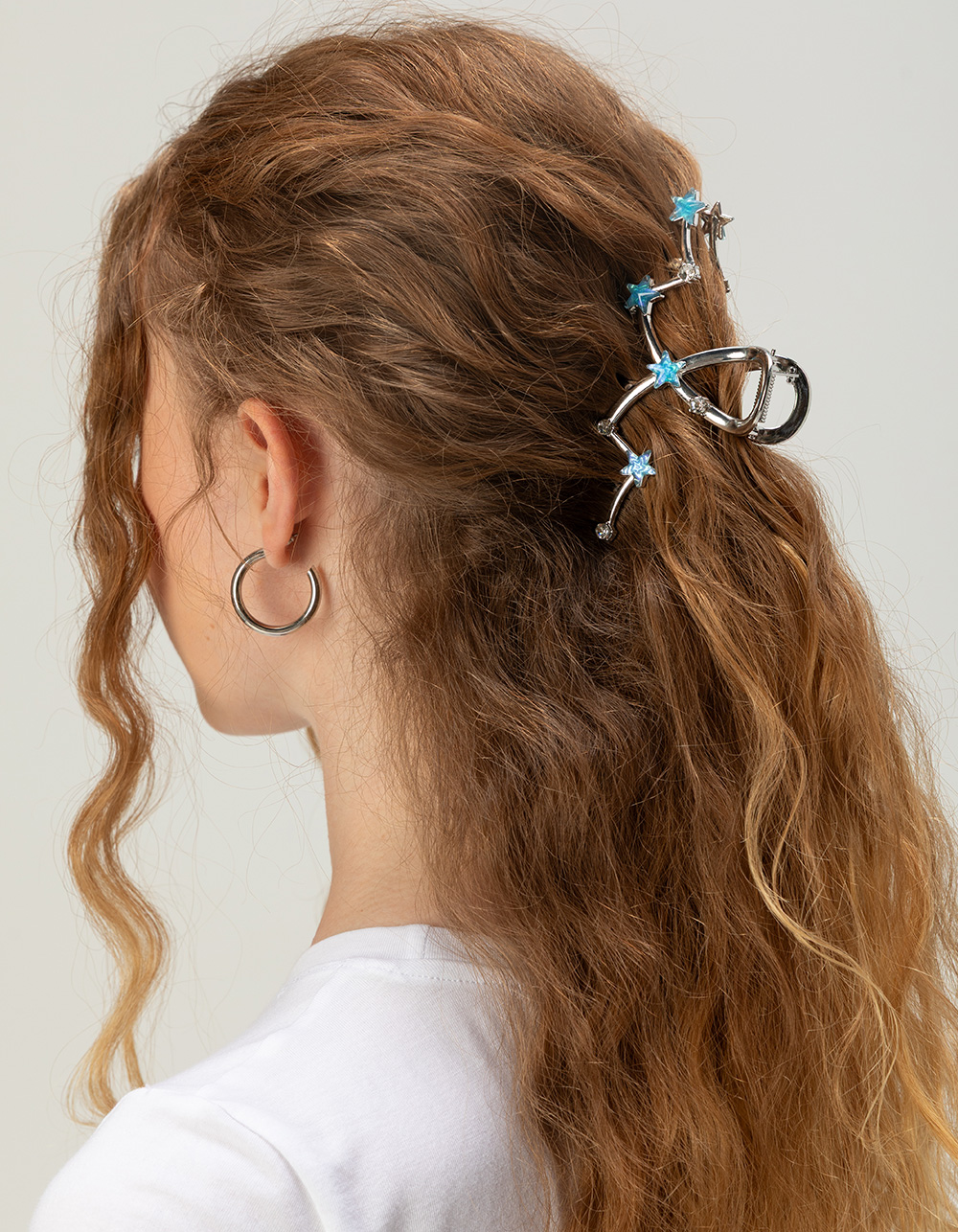 FULL TILT Star Metal Claw Clip - SILVER