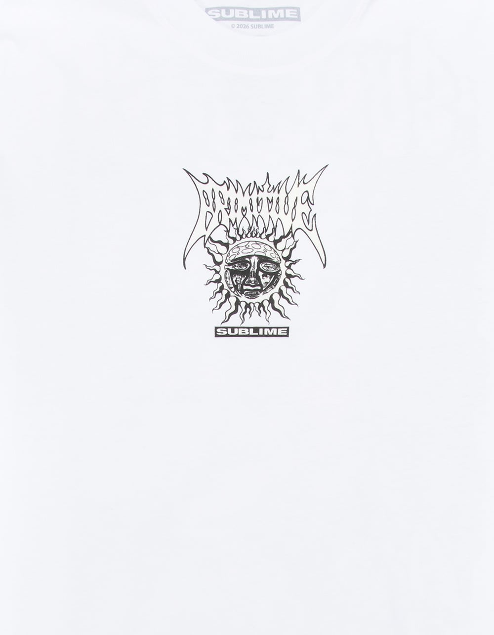 PRIMITIVE x Sublime Flyer Mens Heavyweight Tee - WHITE