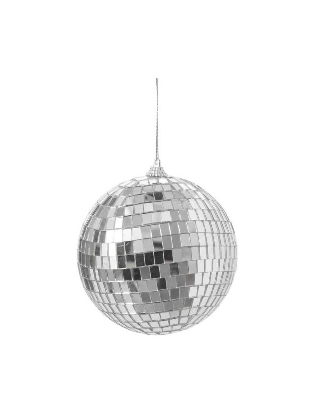 Disco Ball Ornament SILVER Tillys