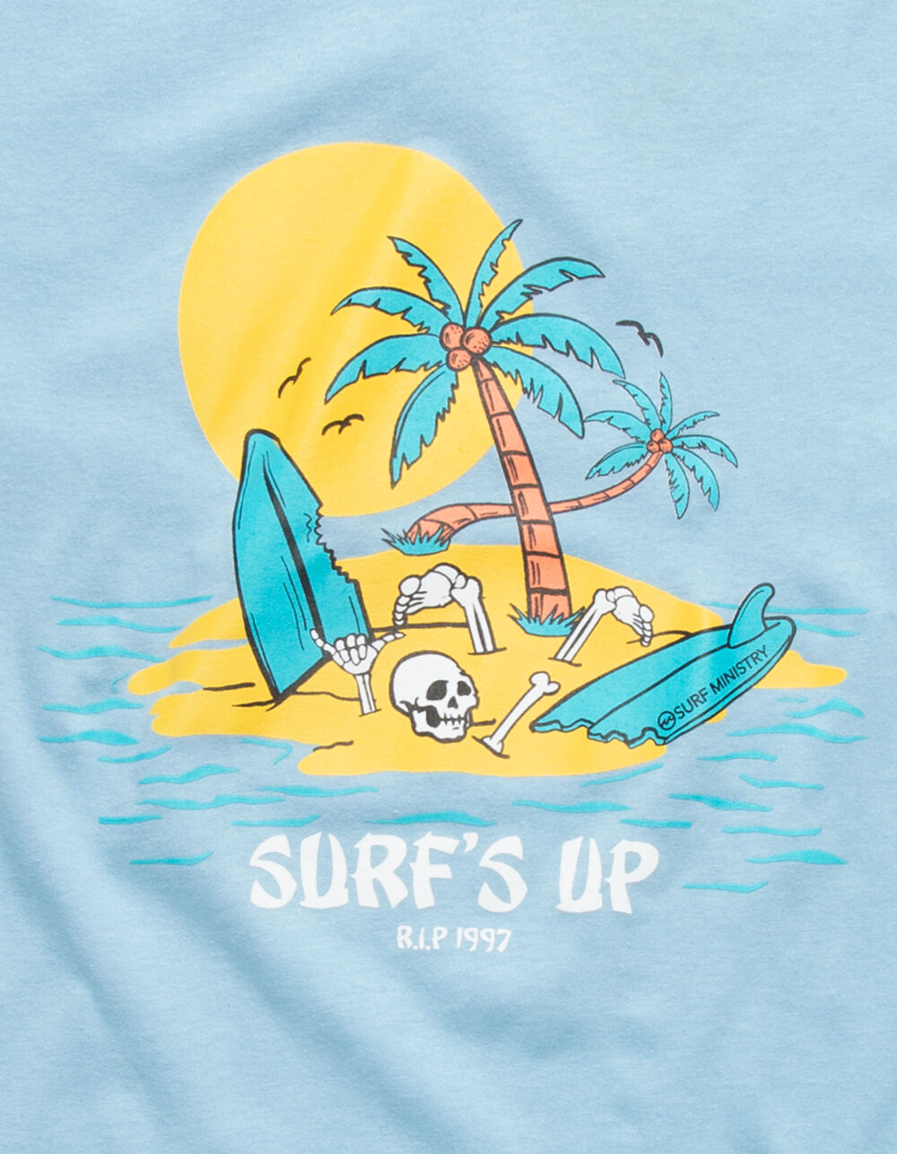 SURF MINISTRY Surfs Up Boys Tee - LIGHT BLUE | Tillys
