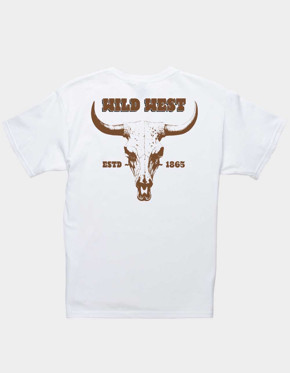 WESTERN Wild West Icon Unisex Kids Tee - WHITE