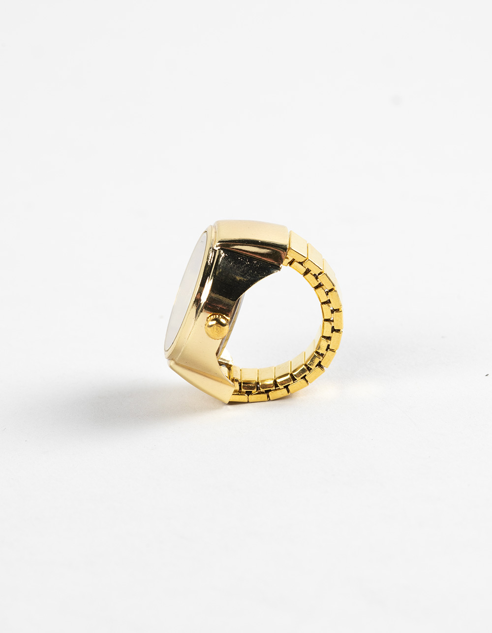 FULL TILT Round Shaped Butterfly Watch Ring - GOLD