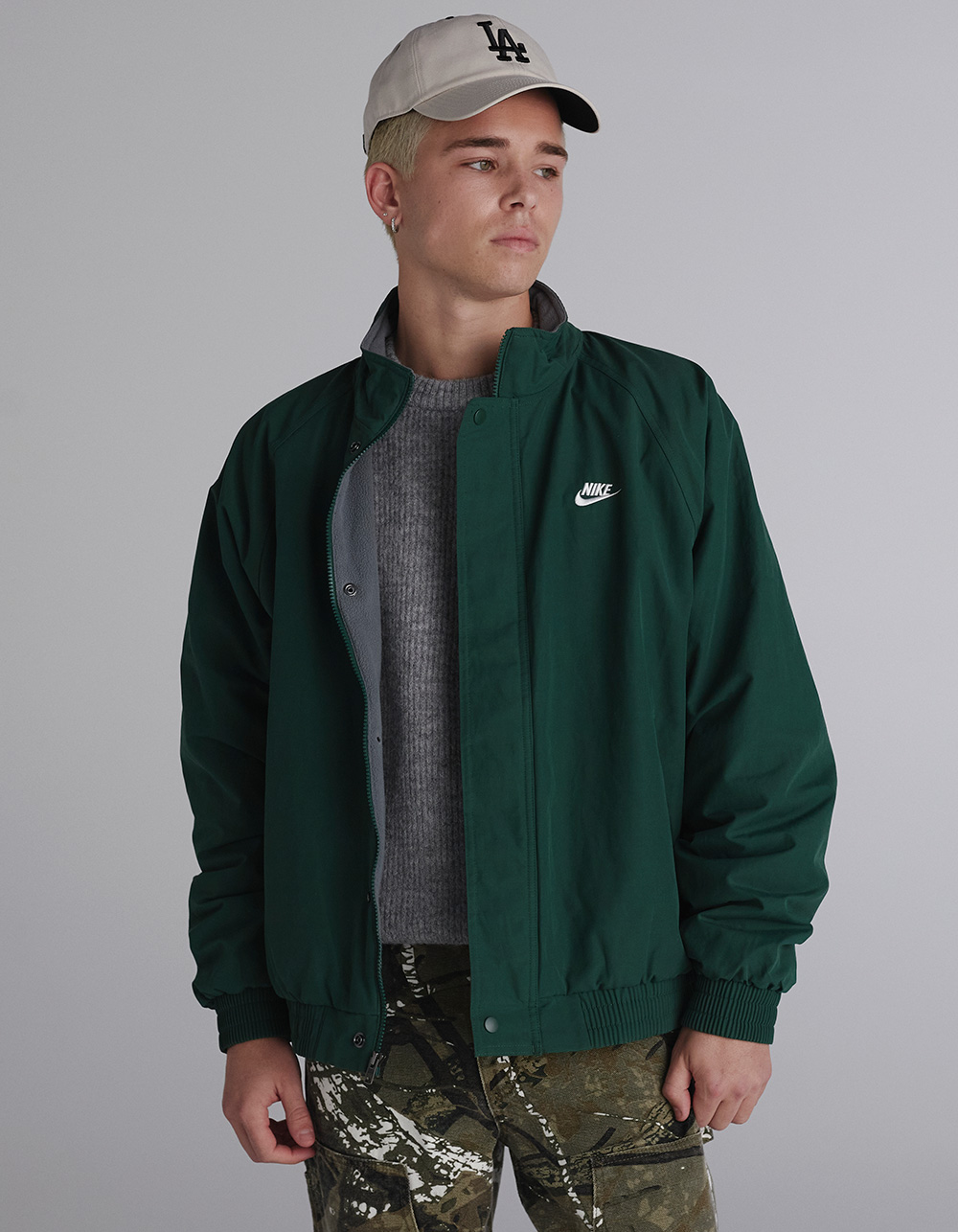 NIKE Club Futura Mens Jacket - DK GREEN