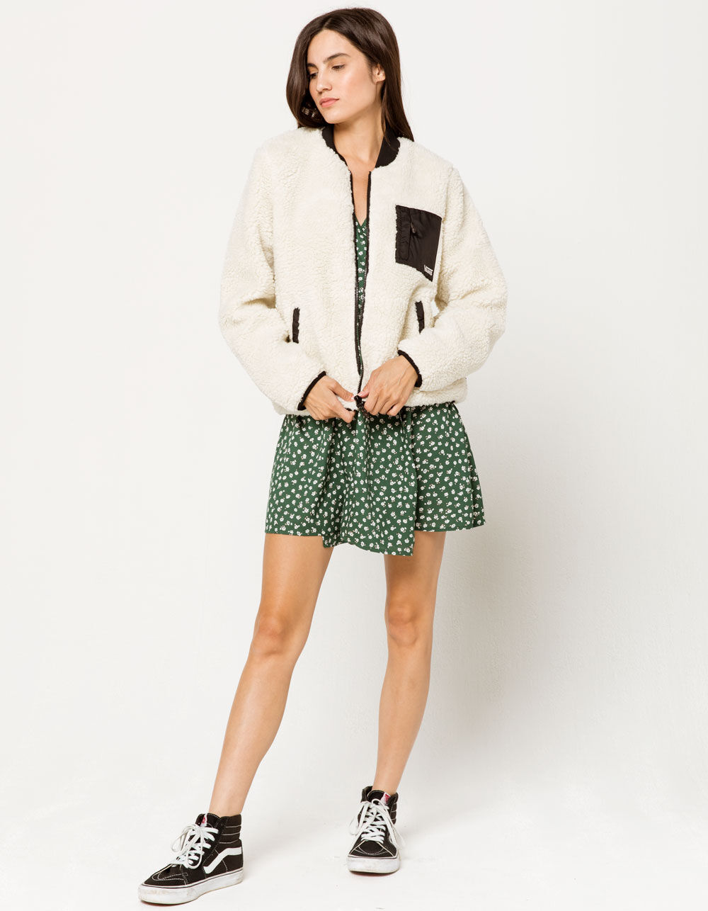 VANS Misty Fog Sherpa Womens Jacket 