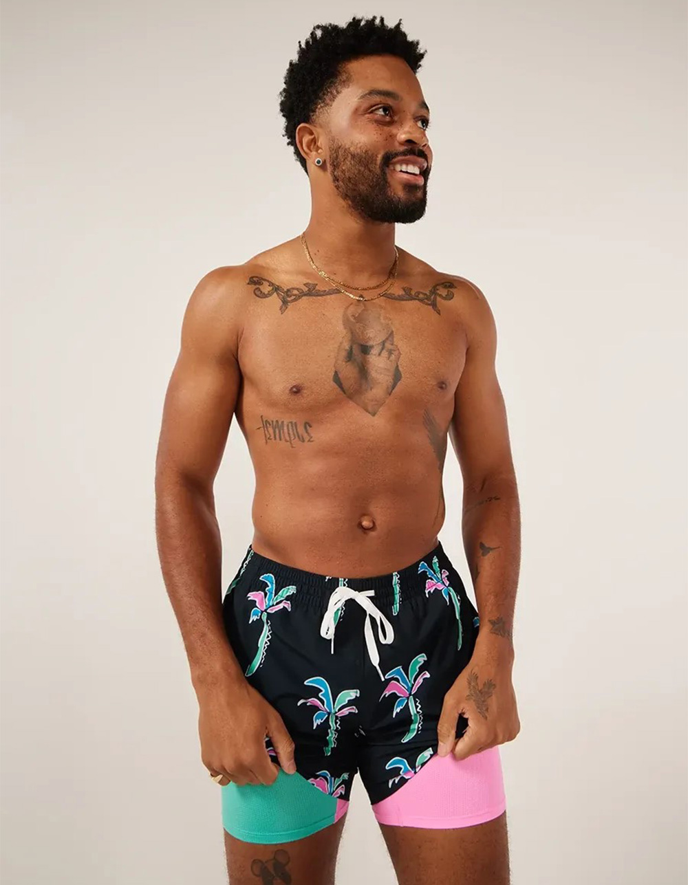 CHUBBIES Lined Classic Mens 5.5'' Swim Trunks BLACK Tillys