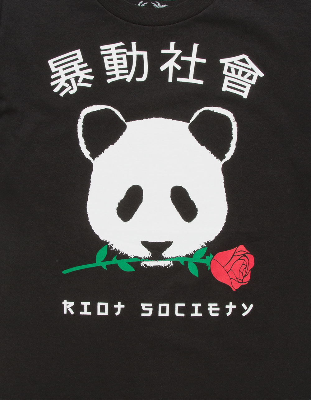 RIOT SOCIETY Panda Rose Boys T-Shirt image number 1