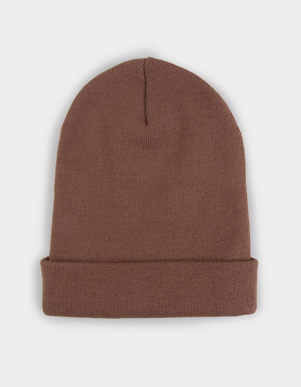 VON DUTCH Patcher Cuff Beanie - BROWN COMBO
