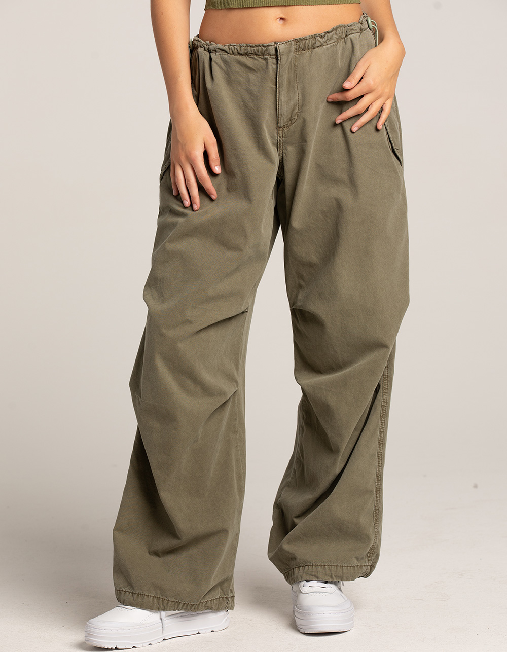 BDG Urban Outfitters Baggy Cargo Womens Pants - OLIVE | Tillys