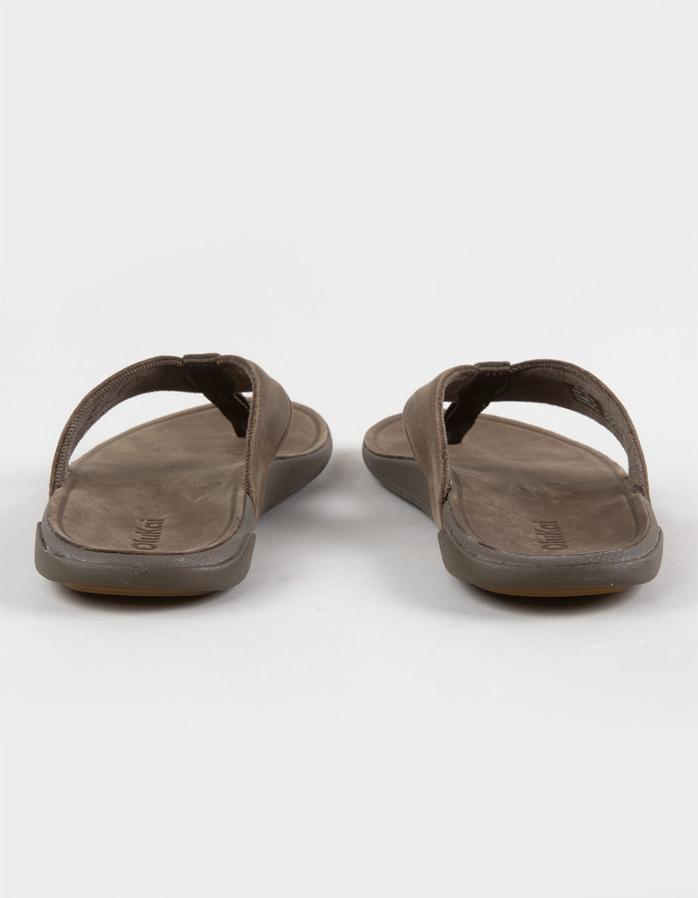 OLUKAI Tuahine Mens Flip Flops - OLIVE